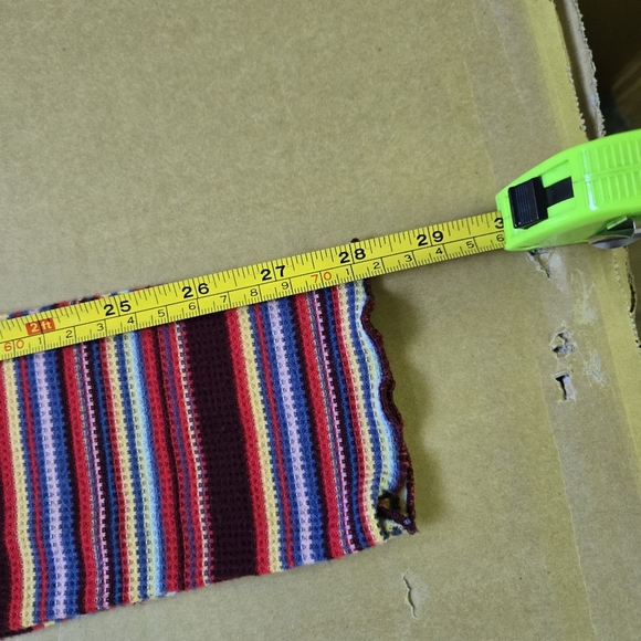 SO | Striped Turtleneck Top in Multi sz M - Picture 5 of 7